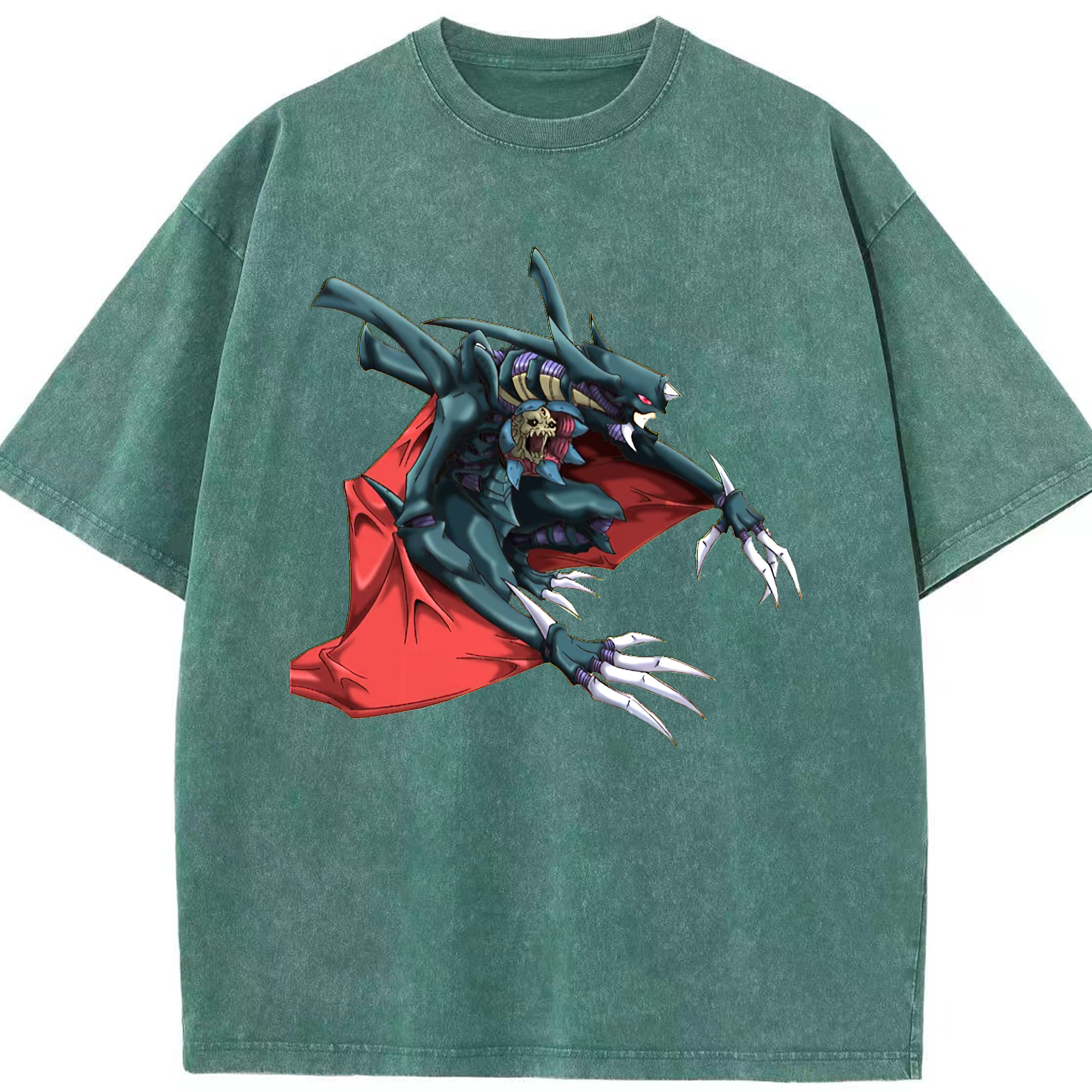 （画像用） 遊☆戯☆王 Yu-Gi-Oh! 綿100% ヴィンテージ風 半袖Tシャツ（フロントプリント）